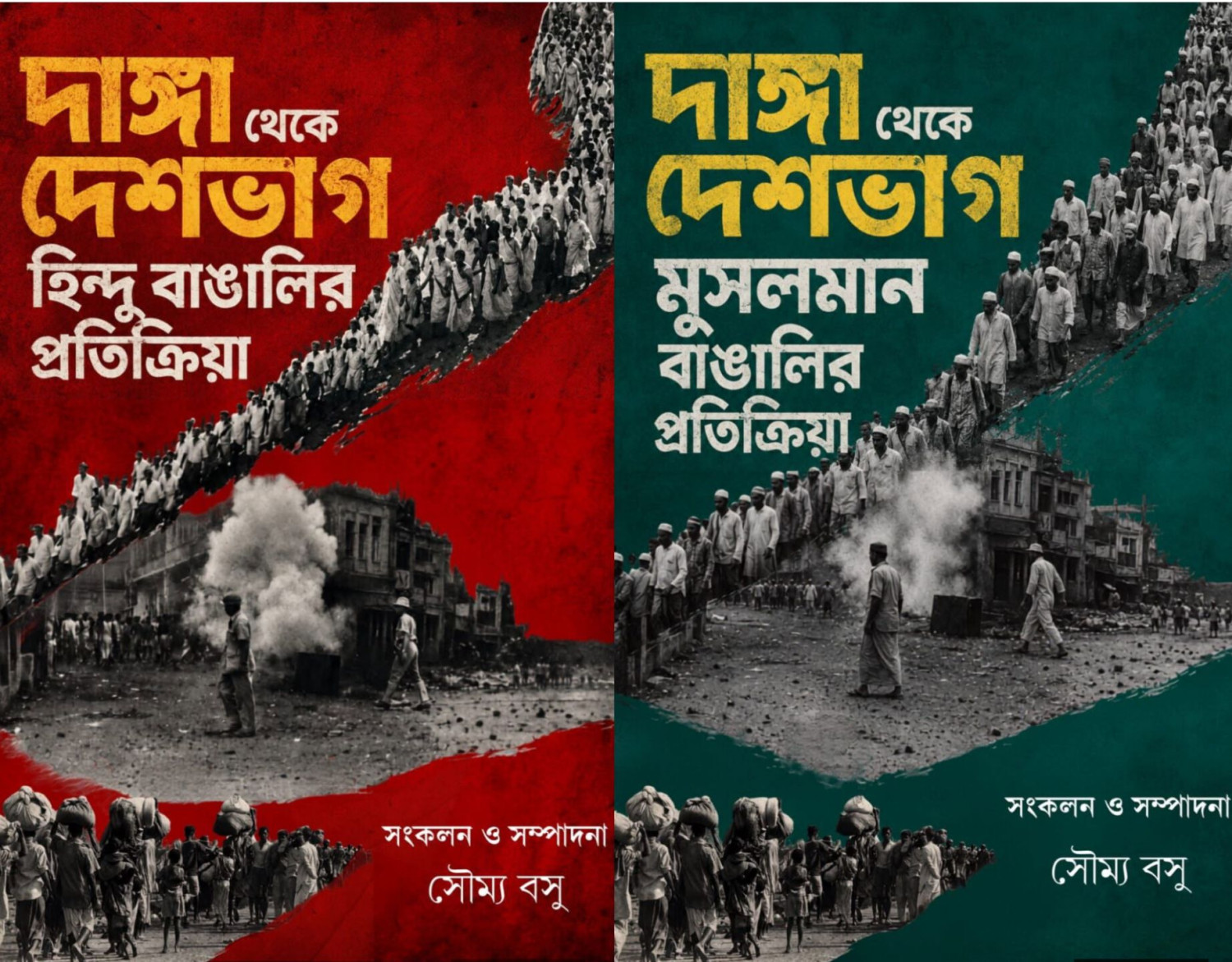 দাঙ্গা থেকে দেশভাগ (দুটি বই একত্রে)
